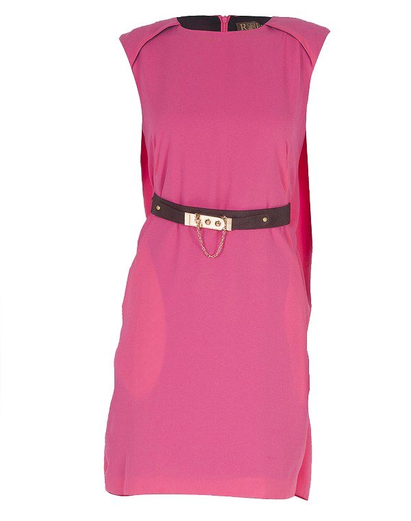 vestido fucsia rosa palo